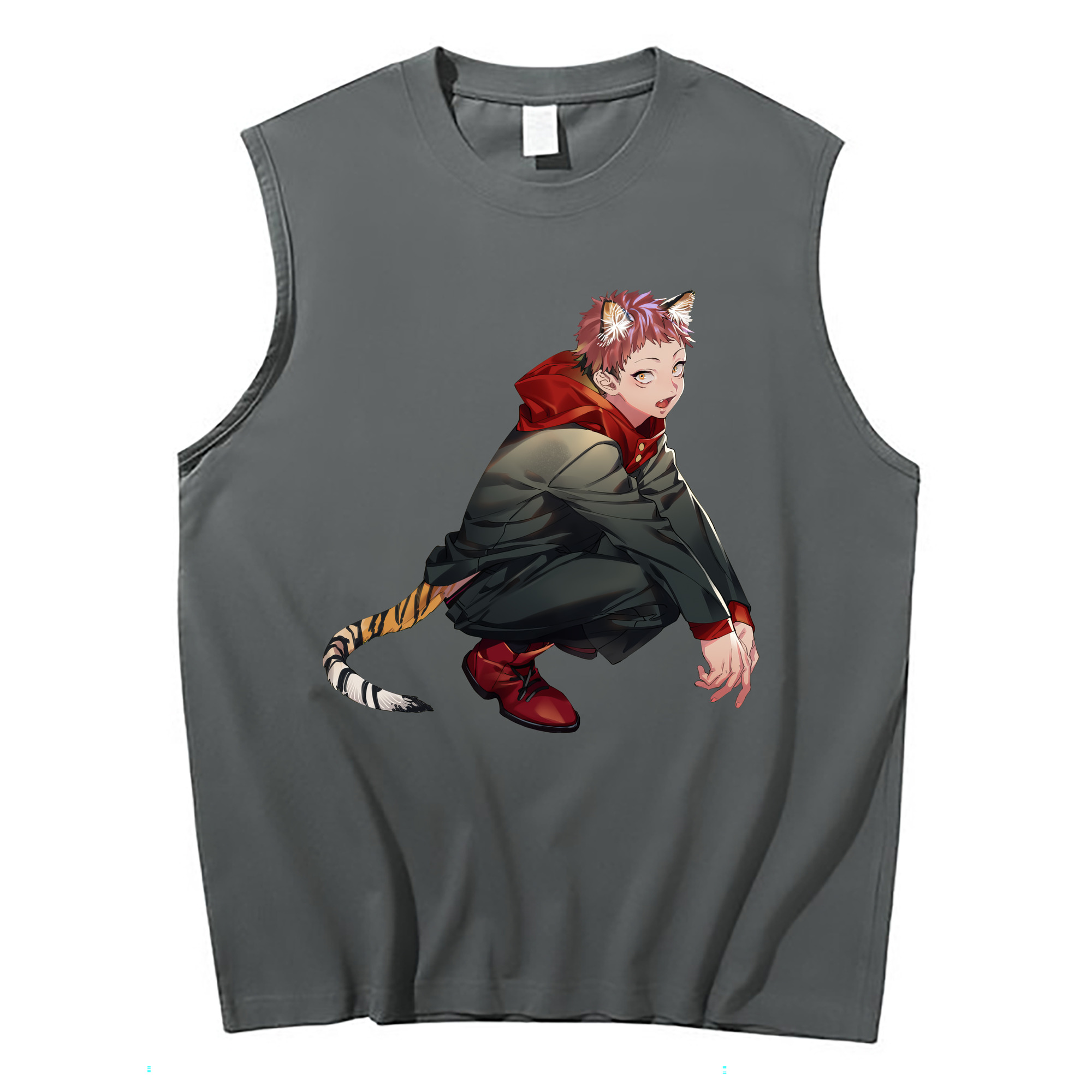 （画像用） 呪術廻戦 Jujutsu Kaisen コットン100％タンクトップ（フロントプリント）